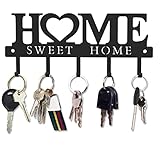 Key Holder Hooks Organizer Hanger Rack Wall Mounted