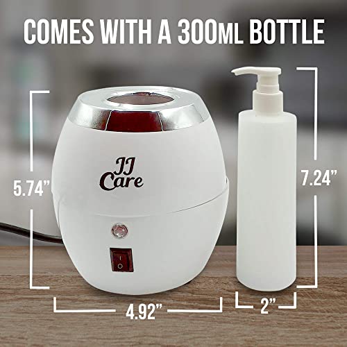 JJ CARE Lotion Warmer and Massage Oil Warmer includes 300ml Pump Bottle