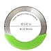 2nd Generation Innovative Pizza Cutter Sharp Multi-Purpose Circular Rolling Knife Blade With Cover. Stainless Steel. Best Way To Cut Pizzas Vegetables And More. (green)
