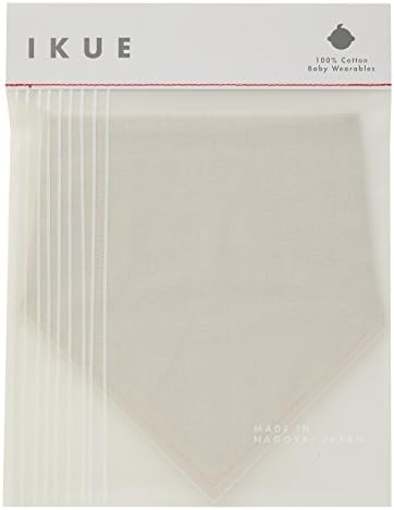 [ikue] Japanese Quality 100% Baby Bandana Bib - MOONBEAM GRAY [Japan Import]