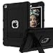 iPad 6th Generation Cases, iPad Case, iPad 9.7 Inch Case, Hybrid Shockproof Rugged Drop Protection Cover Built with Kickstand for iPad 9.7 inch A1893 / A1954 / A1822 / A1823 (Black) primary