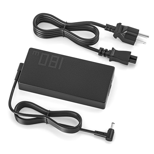 RORALMA 180W Cargador Compatible con ASUS ROG Zephyrus G15 G14 GA502 GA401 TUF F15 F17 A17 A15 FX506 FX505 FX706 FA706 FA506 ADP-180TB H TUF Gaming