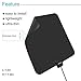 HDTV Antenna- WINTOP 50 Mile Range Digital Indoor TV Antennas with Detachable Amplifier 13 Ft Coaxial Cable for Better Reception and 4K Ready