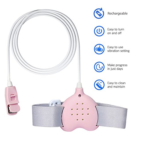 Bedwetting Enuresis Alarm, 3 Functions Rechargeable Bed Wetting Loud