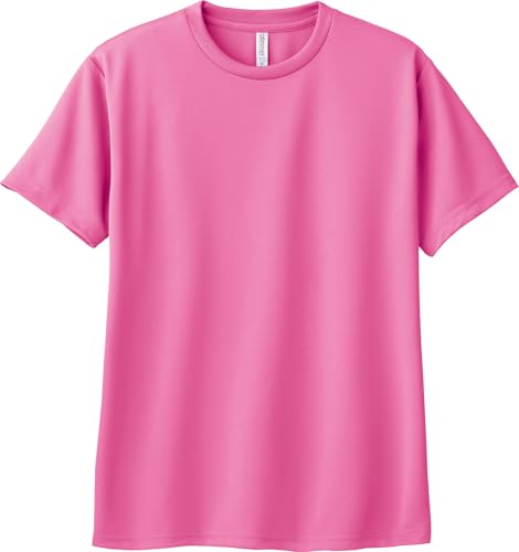 [グリマー] 半袖 4.4oz ドライTシャツ (クルーネック) 00300-ACT 蛍光ピンク 3L (日本サイズ3L相当)