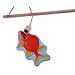 Rolimate 11-Piece Fishes Basic Educational Development Wooden Magnetic Bath Fishing Travel Table Game, Birthday Gift Toys for age 2 3 4 Year Old Kid Children Baby Toddler Boy Girl Magnet Toy