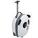 Emmzoe Kids & Toddler 15” Carry On Animal Trolley Hardshell Luggage - Lightweight EVA, Dent Proof, Adjustable Handle for Age 2+ (Papa Panda Bear)