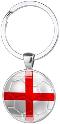 Yuchoi 2018 FIFA World Cup Football Counries Flags Keyring Key Chains (England)