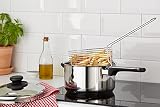 KitchenCraft Large Chip Pan with Basket and Lid Induction Safe Stainless Steel view 7
