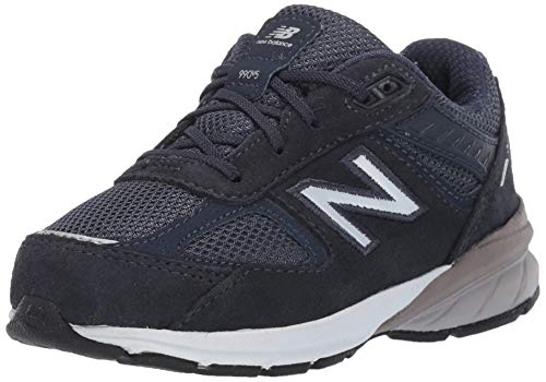 New Balance 990 V5 Lace-Up Sneaker, Navy/Navy, 4.5