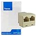 Insten RJ45 CAT 5 6 LAN Ethernet Splitter Connector Adapter PC