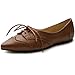 Ollio Women's Ballet Shoe Flat Enamel Pointed Toe Oxford