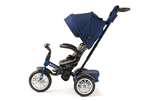 Bentley Trike - All Terrain Toddler Bike 6-in-1, Officially Licensed & Designed by Bentley Motors UK; Baby to Big Kid Tricycle is a Compelling Statement of Performance & Luxury, Sequin Blue
