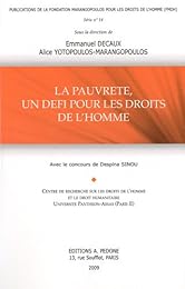 La  pauvreté, un défi pour les droits de l'Homme