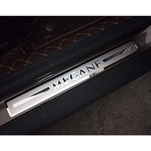 4 stuks Roestvrijstalen Auto Instaplijsten Beschermer Voor Renault Megane 2015 2016 2017 2018 2019 2020 2021, Welkom…