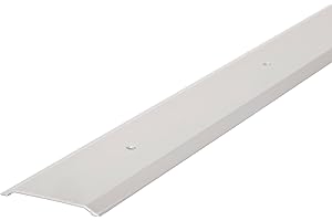 M-D Building Products 11056 1-3/4 in. x 1/8 in. x 36 in. Silver Aluminum Flat-Profile Threshold for Interior Doorways