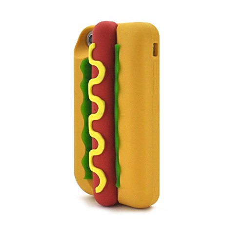 for iPhone 6 / iPhone 6s / iPhone 7 / iPhone 8 Case Hot dog Silicone Rubber Soft Case back cover 3D - Thumbnail 7