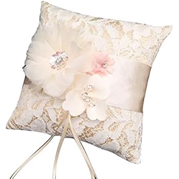 Amazon Com Elegant White Satin Kneeling Pillow Everything Else