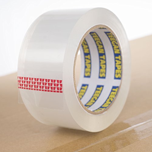 Packing Tape Heavy Duty Packing Tape 6Pack Clear 2 in x 60 Yds by Teegan Tapes