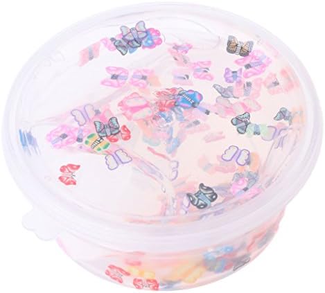 CHONE DIY Fruits Crystal Slime Clay Toy, Slime Mud Soft Squeeze Plasticine Mud Toy Gift Relief Stress For Kids Education (Butterflies)