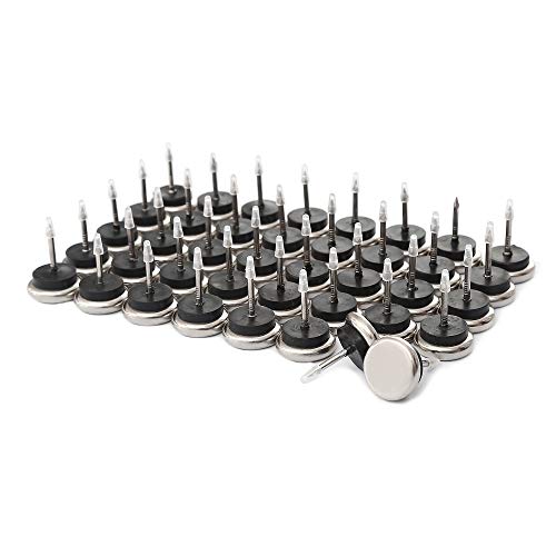 Dia Nail On Furniture Glides for Chairs, Tables FURNIGEAR Nickel Base