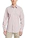 Calvin Klein Men's Mini Check Poplin Long Sleeve Woven Shirt