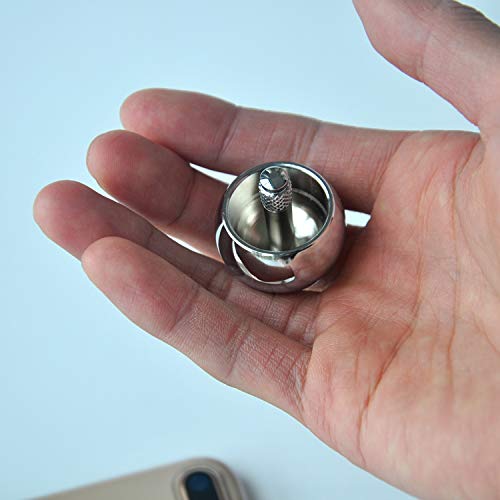 Joytech Metal Flip Over Top Stainless-Steel Spinning Top Amazing Toy Gift T005