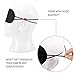 20 Pack Blindfold Eye Mask for Sleep Game Travel with Nose Pad (Black)