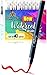 C&Berg 40 Watercolor Brush Pens Soft Flexible Tip - Watercolor Paint Markers for Adult Coloring Books, Painting, Drawing, Coloring, Non Toxic Watercolor Paint, Set of 40 Watercolor Pens