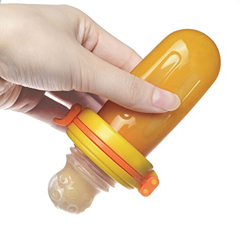 Kidsme Food Squeezer with Extra Sac, Orange