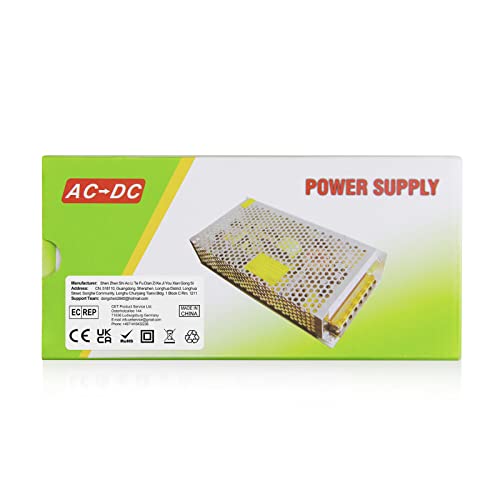 ALITOVE DC 24V 10A 240W Power Supply Adapter Transformer Switch AC 110V / 220V to DC 24V 10amp Universal Regulated Switching Converter for LED Strip Light CCTV Camera Security System