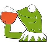 Flairs New York Premium Handmade Enamel Lapel Pin Brooch Badge ([Frog] But That's None of My Business, 1 Pin)