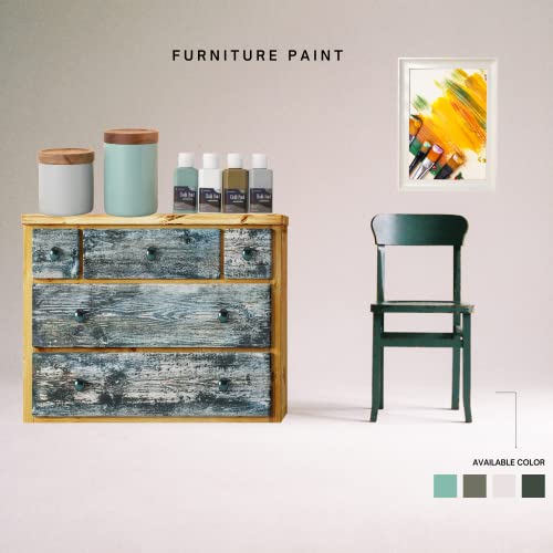 Smalltongue Chalk Furniture Paint Set, 9 Colors(4oz/120ml) Ultra Matte Finish Chalk Acrylic Craft Paint Set, Perfect for Wooden Furniture, Cabinet, Home Decor, For Beginner