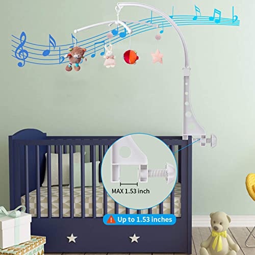 Baby Crib Mobile 20Inch EasyClamp Baby Crib Mobile Holder with