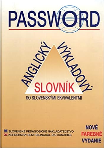 Password English English Slovak Dictionary With Slovak English Index Amazon Es Canikova A Etc Libros En Idiomas Extranjeros