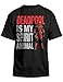 Deadpool Is My Spirit Animal Mens Black T-shirt XL