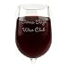 Personalized Wine Glass Engraved with Your Custom Text