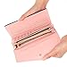 Fashion Road Womens Lady Leather Wallet Envelope Long Purse Clutch Card Holder Case Black
