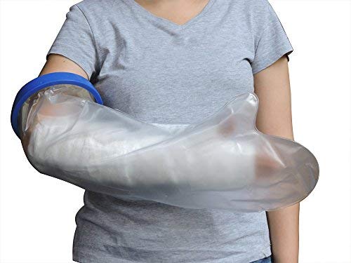 Waterproof Arm Cast Cover for Protection While Taking Shower | Lightweight Arm Cast Guard Transparent for Bath and Shower | Reusable Cast Protector for Adults to Keep Casts and Bandages Dry