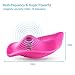Panty Vibe Sexgene Mini Invisible Wearable Vibrator with Wireless Remote Control Vibrating Eggs Rechargeable Magnetic Charging Medical Silicone Clitoral Vibrator Massager for Women Couples (Pink)
