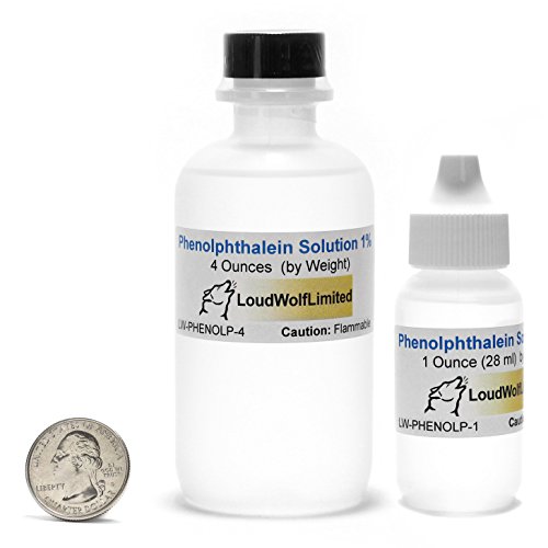 Phenolphthalein Indicator Solution / 1 Concentration / 5 Fluid Ounces