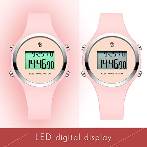 3 Digital+Elegant+Waterproof+Stopwatch+Functional