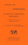 satipatthana le coeur de la meditation bouddhiste by