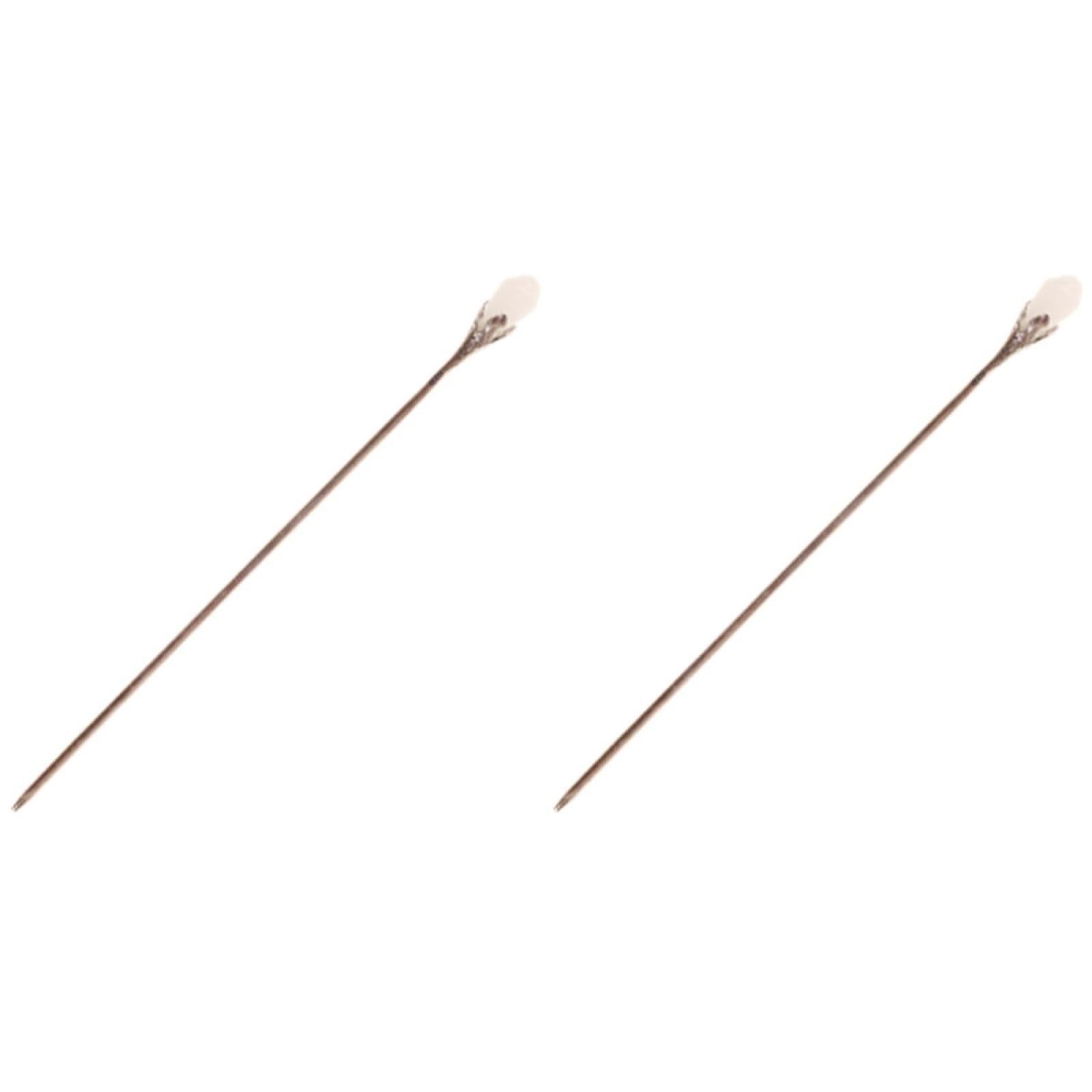 minkissy 2pcs Retro Hair Chopsticks for Women Lightweight Hair Forks for Buns for Weddings and Parties