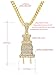 Xusamss Hip Hop Stainless Steel Plug Tag Pendant Crystal Necklace,24inches Chain