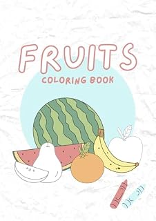 Livro Colorindo e Aprendendo: Frutas em Inglês
