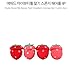 Etude House Strawberry Sponge Hair Roller x 4ea (Hair Roller)