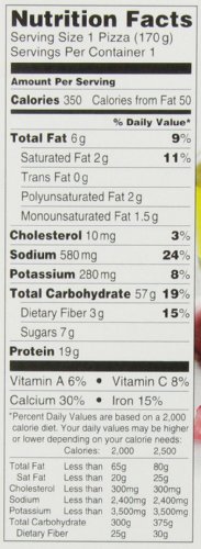 Lean Cuisine Comfort Traditional Four Cheese Pizza - Frozen Meal with 17g of Protein and No Preservatives, Delicious Frozen Pizza, Ready in Minutes (6 oz.)