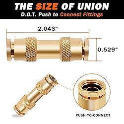 HaSaoMoi 3/8" Dot Push-To-Connect Fittings