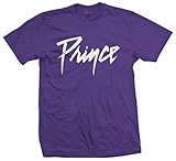 Prince - White on Purple T-Shirt Size XXL